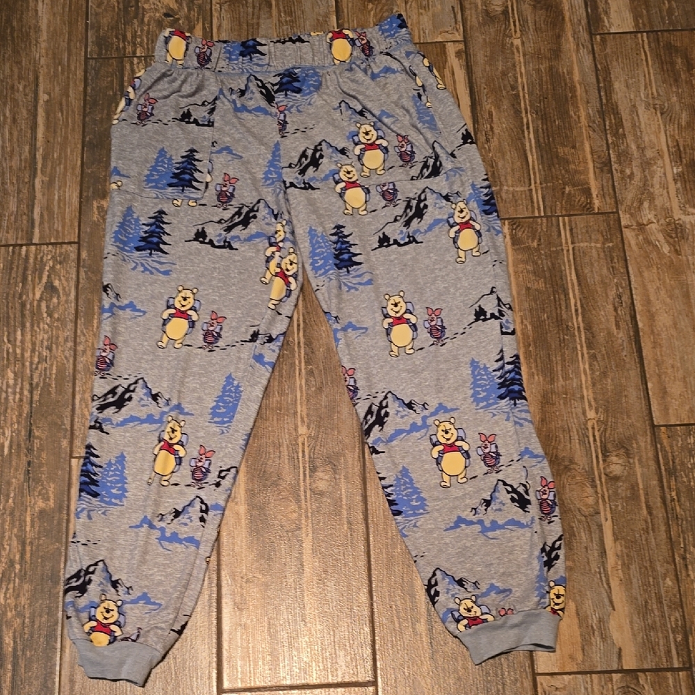 Disney Gray Winnie the Pooh Pajama Pants